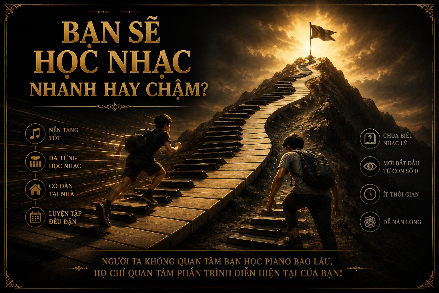 Bạn sẽ học nhạc nhanh hay chậm?