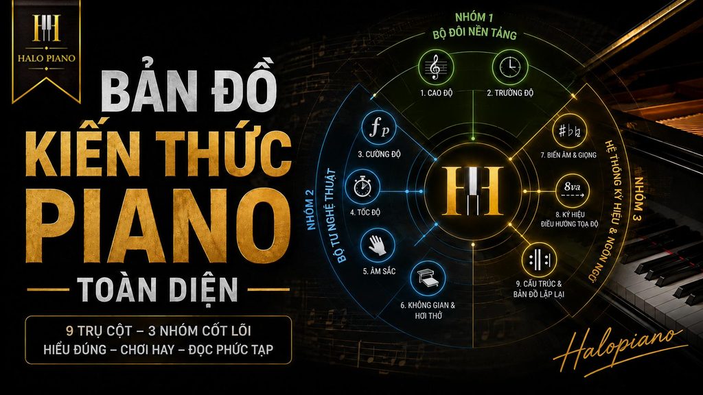 BẢN ĐỒ KIẾN THỨC PIANO TOÀN DIỆN