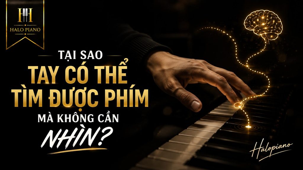 Tại sao tay có thể tìm được phím mà không cần nhìn?