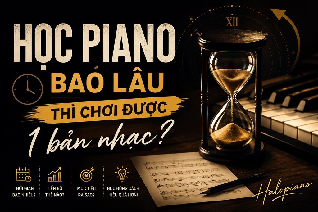 Học piano bao lâu thì chơi được 1 bản nhạc?
