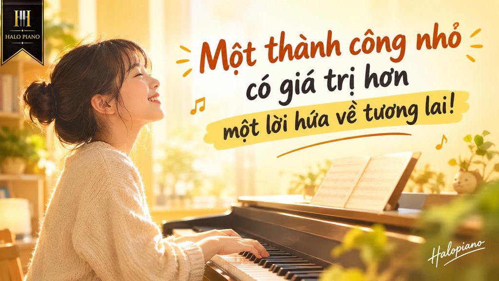 Một thành công nhỏ có giá trị hơn một lời hứa về tương lai!